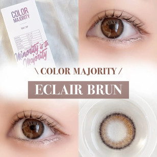 COLOR MAJORITY 1Day Eclair Brun カラーマジョリティー エクレールブラン